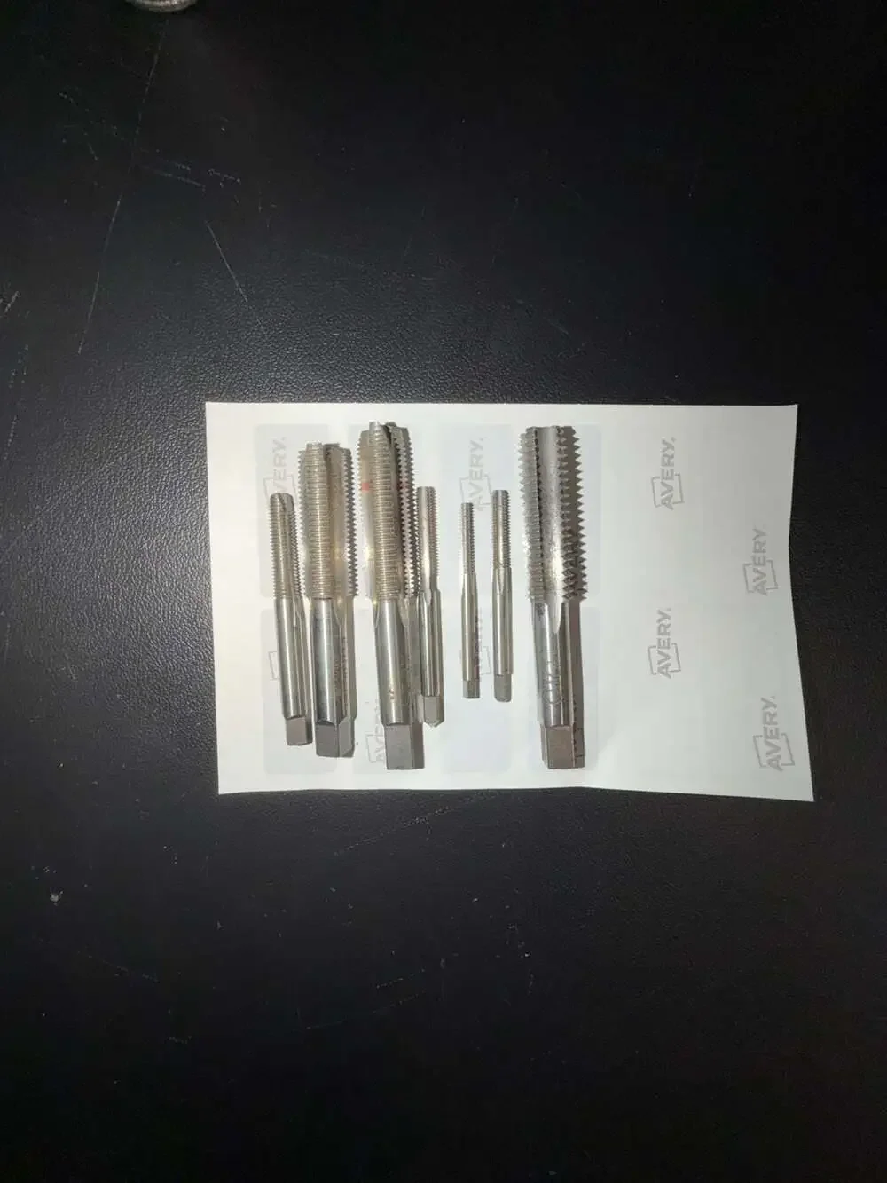 Assorted HSS Hand Taps Metal Threading Tool Lot
